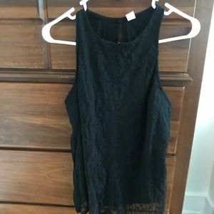 Lace Black Old Navy Tank Top